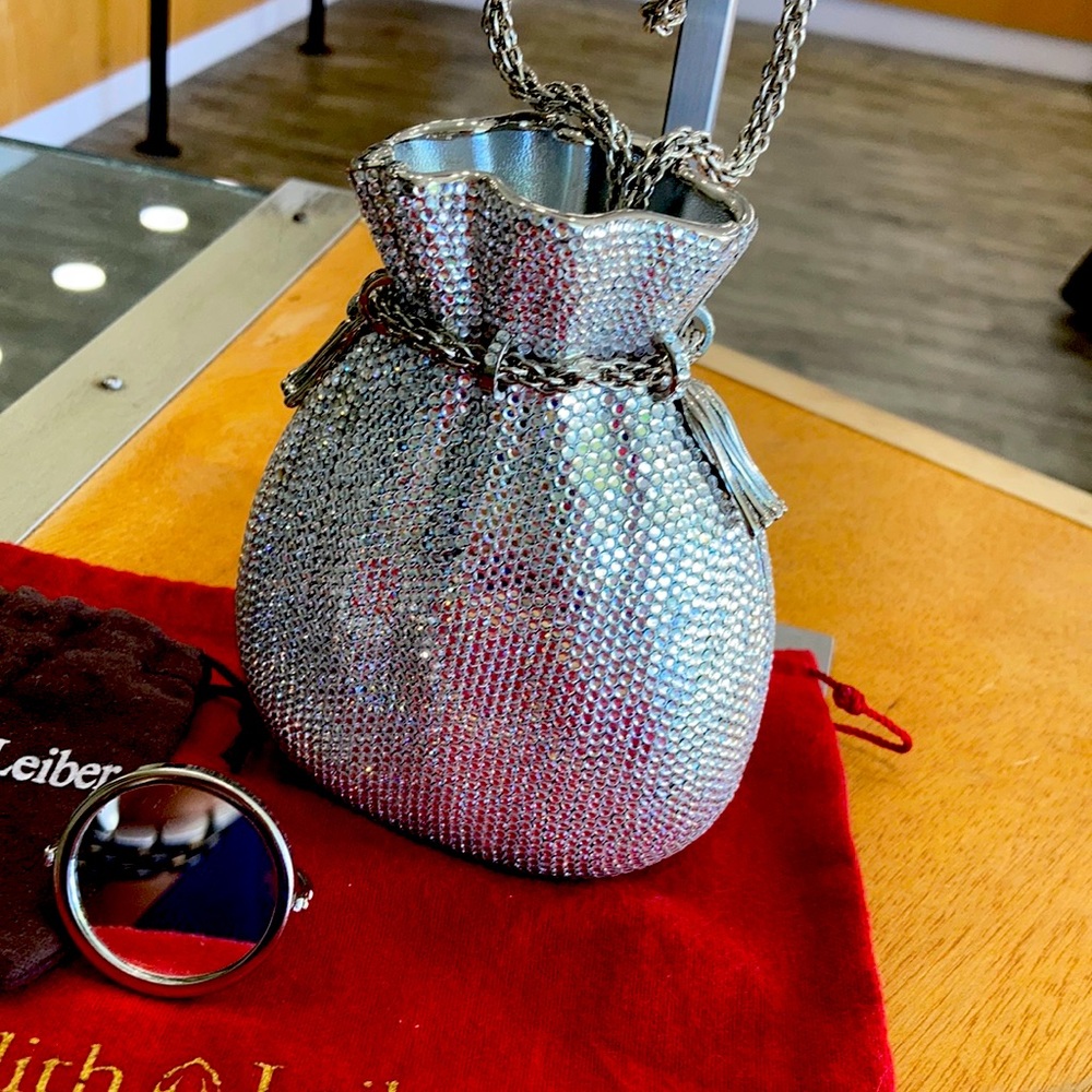 Judith Lieber handbag & gorgeous chain strap